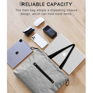 Bolsa de Lona Resistente MY4000 Amarillo Medio con Correa Larga para Hombro, Asa Corta, Logotipo Personalizado, Cierre de Cremallera, Bolsa de Compras Mediana - Product Image 3