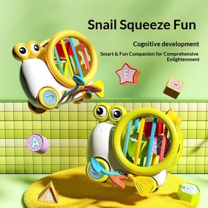 Juguetes Sensoriales de Arrastre con Forma de Caracol, Juguete Educativo para Recién Nacidos, Rompecabezas de Plástico para Dedos, Juguetes de Aprendizaje Temprano para Bebés - Product Image 3