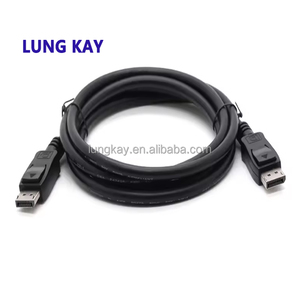 Venta caliente de fábrica DP1.2/1,0 <span class=keywords><strong>Displayport</strong></span> <span class=keywords><strong>Cable</strong></span> PVC con camisa 8K V14 1,4 HD <span class=keywords><strong>macho</strong></span> a <span class=keywords><strong>macho</strong></span> para micrófono 8K 4K DP a DP Cables - Product Image 4