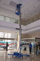 Plateforme élévatrice à mât unique ou plateforme élévatrice en aluminium pour personnel avec contrôle facile et levage fluide