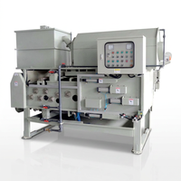 Instalasi Pengolahan Air Limbah Baru Desalinasi Dewatering EDI PLC Kontrol Belt Press Filter 500L/Jam Garansi 1 Tahun
