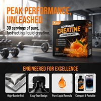 Sachets de supplément de créatine liquide, 30 unités, force personnalisée, formule sportive portable, marque privée, service OEM en gros, direct usine