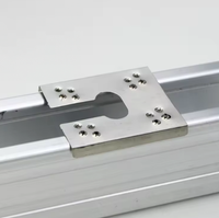 Support de montage solaire SUS304, griffe de terre pour système photovoltaïque, clips de fixation pour modules PV, composants d'installation