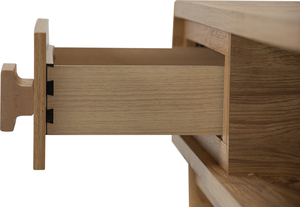 Sophisticated Natural Oak Colour LOME Console Table Slim Entryway Hall Table for Modern Home Decor and Office Reception Display - Product Image 5