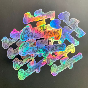 Custom <strong>Printable</strong> Sheet <strong>Roll</strong> <strong>Vinyl</strong> Paper Waterproof Laser Hot Aluminum Foil Holo Hologram Holographic Security Logo Sticker Label - Product Image 4