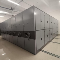 Sistemas de Archivo Móviles de Alta Densidad con Estructura KD, Estanterías Metálicas Modernas Ajustables para Hogar, Oficina, Escuela, Banco y Almacén