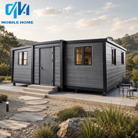 Maison préfabriquée extensible 20 pieds 40 pieds, maisons conteneurs préfabriquées 2 chambres, prêtes à être expédiées, bâtiment modulaire portable