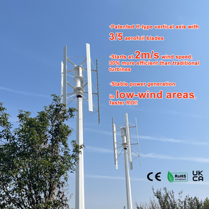 เครื่องกำเนิดไฟฟ้าพลังงานลมแบบเสียงเบา 3kw 50kw 30kw 20kw 10kw 5kw กังหันลมแนวตั้งสำหรับบ้าน RX-HV 96v 120v 220v 380v เครื่องกำเนิดไฟฟ้าพลังงานลม - Product Image 3