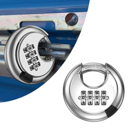Cadenas à combinaison à 4 chiffres en acier inoxydable pour entrepôt et conteneur, antivol, pour la sécurité et la protection des stocks