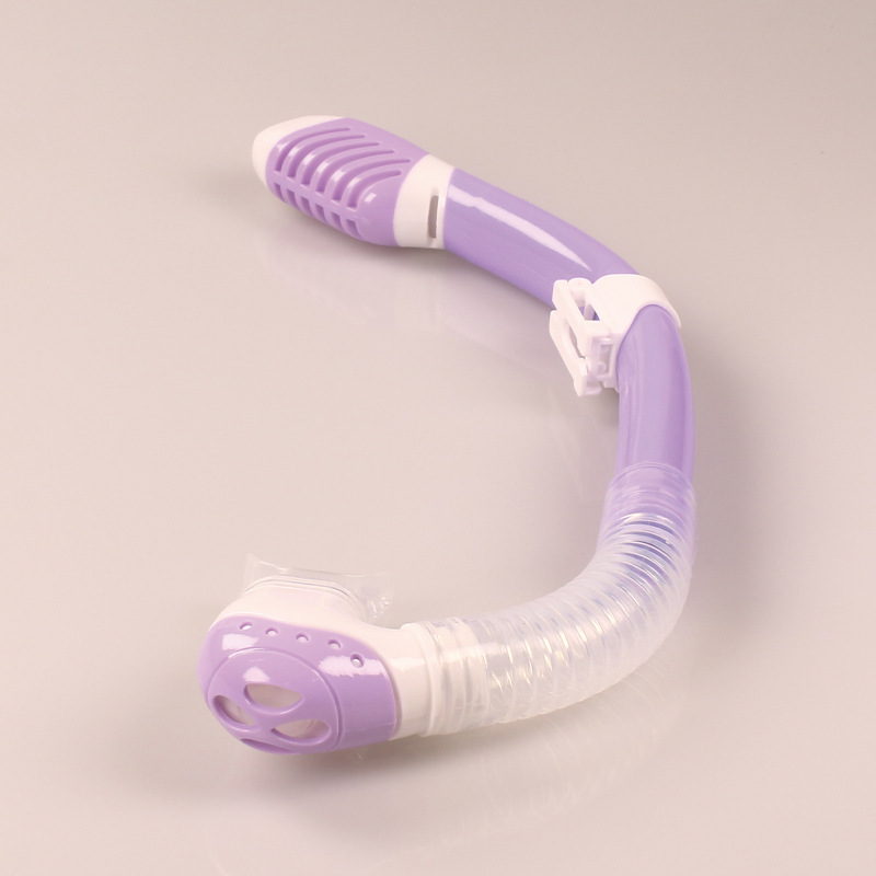 Breathing tube - purple-white (single tube)