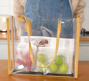 Nhà Bếp Thân Thiện Với Môi Pet Nhựa Thực Phẩm Lưu Trữ <span class=keywords><strong>Container</strong></span> Lò Vi Sóng An Toàn Hộ Gia Đình Nắp Trong Suốt Kín Tủ Lạnh Thực Phẩm Hộp - Product Image 6