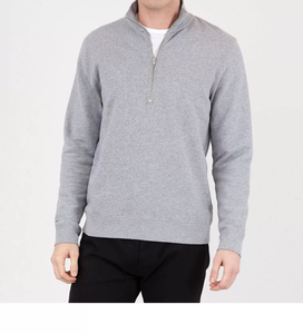 <span class=keywords><strong>Felpa</strong></span> da Uomo <span class=keywords><strong>con</strong></span> Mezza Zip e Colletto <span class=keywords><strong>Polo</strong></span>, Casual, in Cotone 100%, Essenziale per Ogni Abbigliamento - Product Image 6