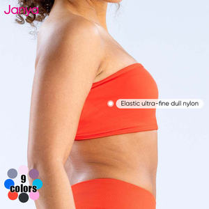 Janya 2026 <span class=keywords><strong>Top</strong></span> Sportivo da <span class=keywords><strong>Donna</strong></span> Senza Maniche per Palestra e <span class=keywords><strong>Fitness</strong></span>, Reggiseno Sportivo Senza Spalline e Senza Schienale, Reggiseno a Tubo per Yoga ad Alta Elasticità e Senza Cuciture - Product Image 5