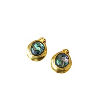 Boucles d'oreilles clous irrégulières en cuivre plaqué or style vintage, vente en gros d'usine, cadeaux pour femmes