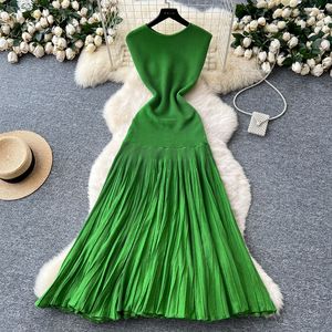 <span class=keywords><strong>Abito</strong></span> da donna <span class=keywords><strong>in</strong></span> <span class=keywords><strong>maglia</strong></span> semplice senza maniche, vestito curvo, abiti africani, taglia unica - Product Image 3