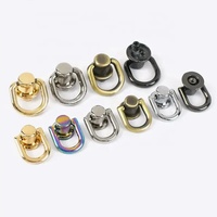 Deepeel KY595 26*13mm bricolage à la main couture sac à bandoulière côté boucle de connexion en alliage de Zinc vis Rivet sac chaîne sangle accessoire