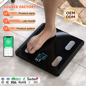 Báscula de Grasa Corporal Profesional para Interiores, Producto Popular, con Pantalla LCD Digital Bluetooth, Función de IMC para Medir el Peso - Product Image 1