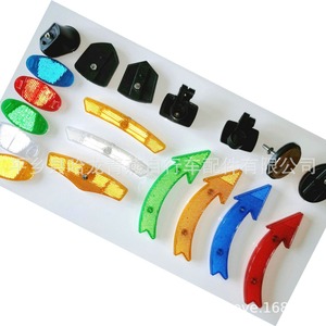 Réflecteurs de lumière arrière pour vélo, accessoires de sécurité pour la conduite nocturne en résine plastique - Product Image 3