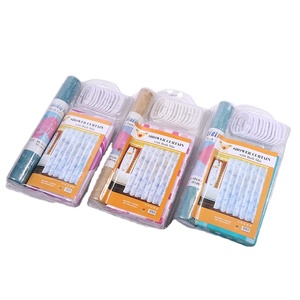 Produttore taglie personalizzate e Design tende da <span class=keywords><strong>bagno</strong></span> set tappeti e tenda da doccia set - Product Image 1