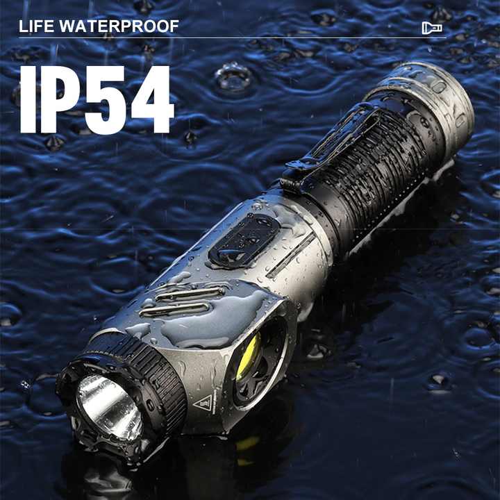 F303X Multi-function Corner Flashlight Portable Rechargeable Small Aluminum Torch Light Waterproof COB Work Light Flashlight