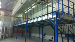 Platform Mezzanine Industri Hemat-Ruang, Struktur Ekspansi Penyimpanan Bertingkat Berat, Lantai Baja Gudang Multi-level, Struktur Penyimpanan yang Dapat Disesuaikan - Product Image 2