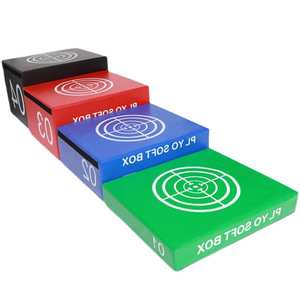 Vente flash <span class=keywords><strong>FREDO</strong></span> FRD-30 Epe Mousse collée à la maille PVC Plionic Battery Fitness Jump Box 75x90cm - Product Image 3