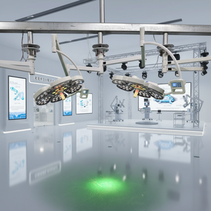 Lámpara Quirúrgica LED para Hospital, Luz de Teatro sin Sombra, Equipo Veterinario, Montada en Techo, Móvil y Portátil - Product Image 2