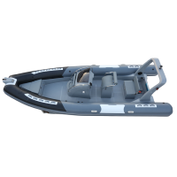 Bateau pneumatique rigide certifié CE, style sportif, en fibre de verre et aluminium, 680 Hypalon, pour la pêche, le surf, les activités de plein air, en PVC et fibre de verre.