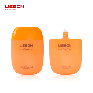 Envase de Plástico Ovalado para Crema Solar Cosmética, Botella de Plástico para Cuidado de la Piel de 30 ml y 50 ml - Product Image 1