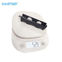 Poulie à rouleaux à double roue en plastique moderne de haute qualité HAOTUO HT1030, épaisseur 3 mm, pour porte coulissante, porte de garage, hôtel
