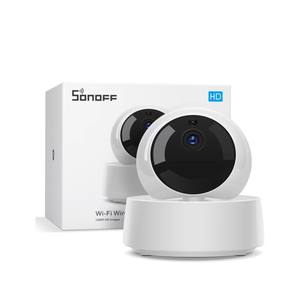 Cámara de Seguridad IP Inalámbrica Wi-Fi GK-200MP2-B, 1080P, Ángulo de Visión Horizontal de 340°, Visión Nocturna IR, Funciona con Alexa y Google - Product Image 1