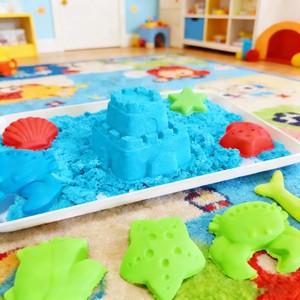 JITENG Sable Magique DIY, Jouet Spatial Éducatif Non Toxique, Facile à <span class=keywords><strong>Modeler</strong></span>, Sable Magique Coloré pour <span class=keywords><strong>Jeux</strong></span> Créatifs - Product Image 5