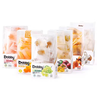D0bby Juicy Candy Q-Ball, bonbons gélifiés aux saveurs mangue, pêche blanche, fraise, raisin, emballage en boîte, certifié Halal, sucré et fruité