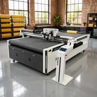 Traceur de découpe numérique CNC automatique pour feuilles de carton et autocollants, avec roue de pliage et couteau oscillant