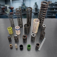 Ressort de compression hélicoïdal sur mesure en acier inoxydable, extrémités fermées et apprêtées, haute charge, pour usage industriel, fabrication OEM