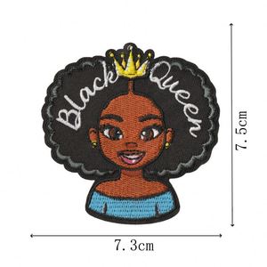Patchs thermocollants brodés sur machine à broder, motifs de dessins animés et d'anime, Black Girl Magic, pour la décoration de vêtements - Product Image 4