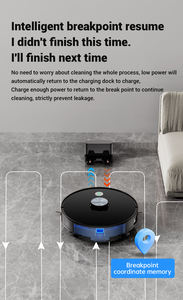 <span class=keywords><strong>Aspirateur</strong></span> <span class=keywords><strong>robot</strong></span> 2-en-1 avec navigation laser LDS Lidar, fonction de ménage humide et sec, cartographie de la maison - Product Image 6