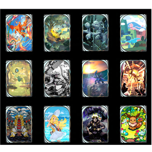 <span class=keywords><strong>Carte</strong></span> 3D gravée et imprimée, jeu de société, cadeau, Pokemoned Funism, personnalisation en gros, <span class=keywords><strong>carte</strong></span> Eif origins pop Pokemoned Fan Art - Product Image 5