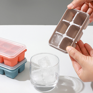 Molde cuadrado grande de silicona para caja de hielo, uso casero de alimentos, bandeja de cubitos de hielo, herramienta para hacer helados - Product Image 2