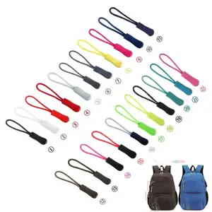 T1160 Mix Kleur Koord Rits Trekt Touw Uiteinden Lock Zip Clip Gesp Voor Rugzak Kleding Accessoires