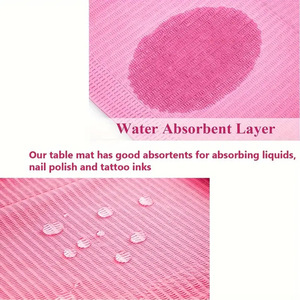 125 pièces de tapis de table jetables imperméables pour nail art, 33x45cm, colorés, grande taille, pour la pratique de la manucure en salon - Product Image 3