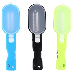 Fish Skin Scaler with Clear Cover Stainless Steel Fish Scale Remover Plastic Fish Scale Scraper Kitchen Gadgets Clean <b>Tools</b> - Product Image 1