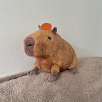 Peluche Capybara mignonne avec tissu super doux en coton PP pour cadeau d'anniversaire et enfants