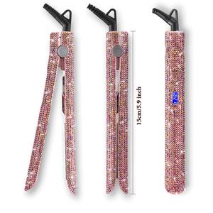 4 en 1 pelo Buena pantalla Lcd al por mayor <span class=keywords><strong>planchas</strong></span> Bling Cristal de diamantes de imitación 2019 pelo de hierro/ - Product Image 3