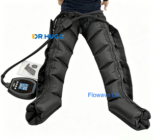 Masajeador de Piernas DR.HUGO Flowave L6, Portátil, 6 Cámaras, Presoterapia Corporal, Compresión de Aire, Botas de Recuperación - Product Image 1