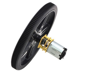 Pololu 60*8mm rueda de plástico de juguete para <span class=keywords><strong>Feetech</strong></span> <span class=keywords><strong>FS90R</strong></span> Micro Servo para aviones RC - Product Image 1