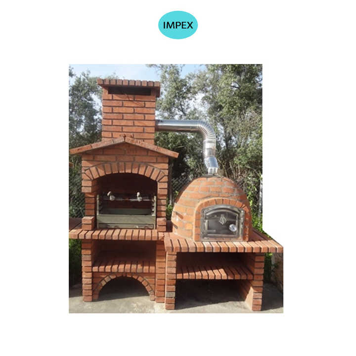 Source Portugal Origin Manufacturer of Charcoal Grill Type Mediterranean  Brick Barbecue/BBQ Pizza Oven on m.alibaba.com
