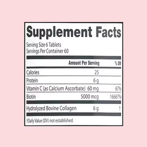 Compre Tabletas de Colágeno de Alta Calidad al por Mayor con Vitamina C para Mejorar la Inmunidad, Apoyar la Salud de la Piel, el Cabello y las Uñas, Tabletas de Belleza - Product Image 2