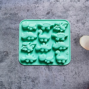 3D <span class=keywords><strong>dinosaurio</strong></span> silicona <span class=keywords><strong>Fondant</strong></span> Chocolate caramelo molde galleta <span class=keywords><strong>pastel</strong></span> vela jabón artesanía hornear molde decoración pastelería DIY herramientas - Product Image 4