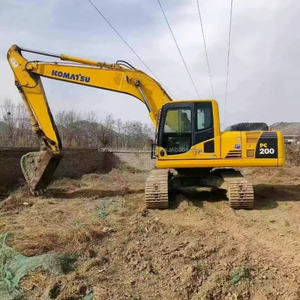 Excavadora de 20ton Komatsu PC200 original de Japón, PC 210 1 200 220 300, excavadora hidráulica usada - Product Image 1